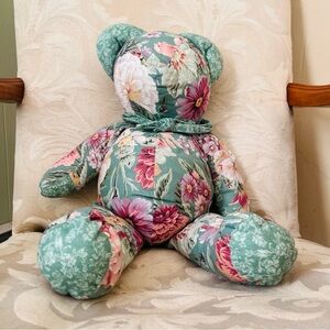 1990’s Floral Teddy Bear JcPenney Home Collection